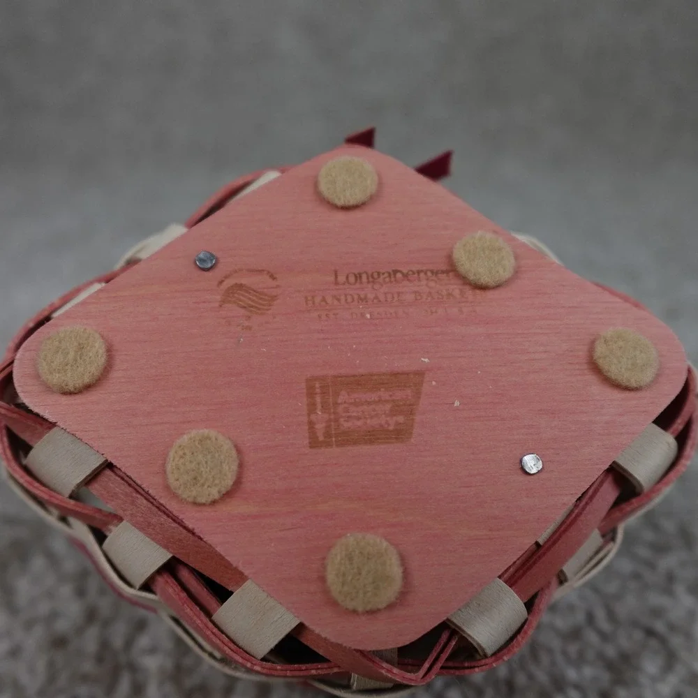 Longaberger 2012 Horizon of Hope Basket Pink Ribbon Breast Cancer Awareness